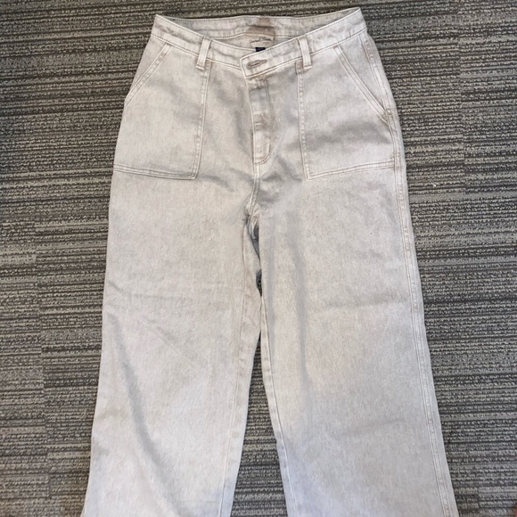 UNIVERSAL THREAD/TARGET WIDE LEG HIGH RISE JEANS - Picture 6 of 6